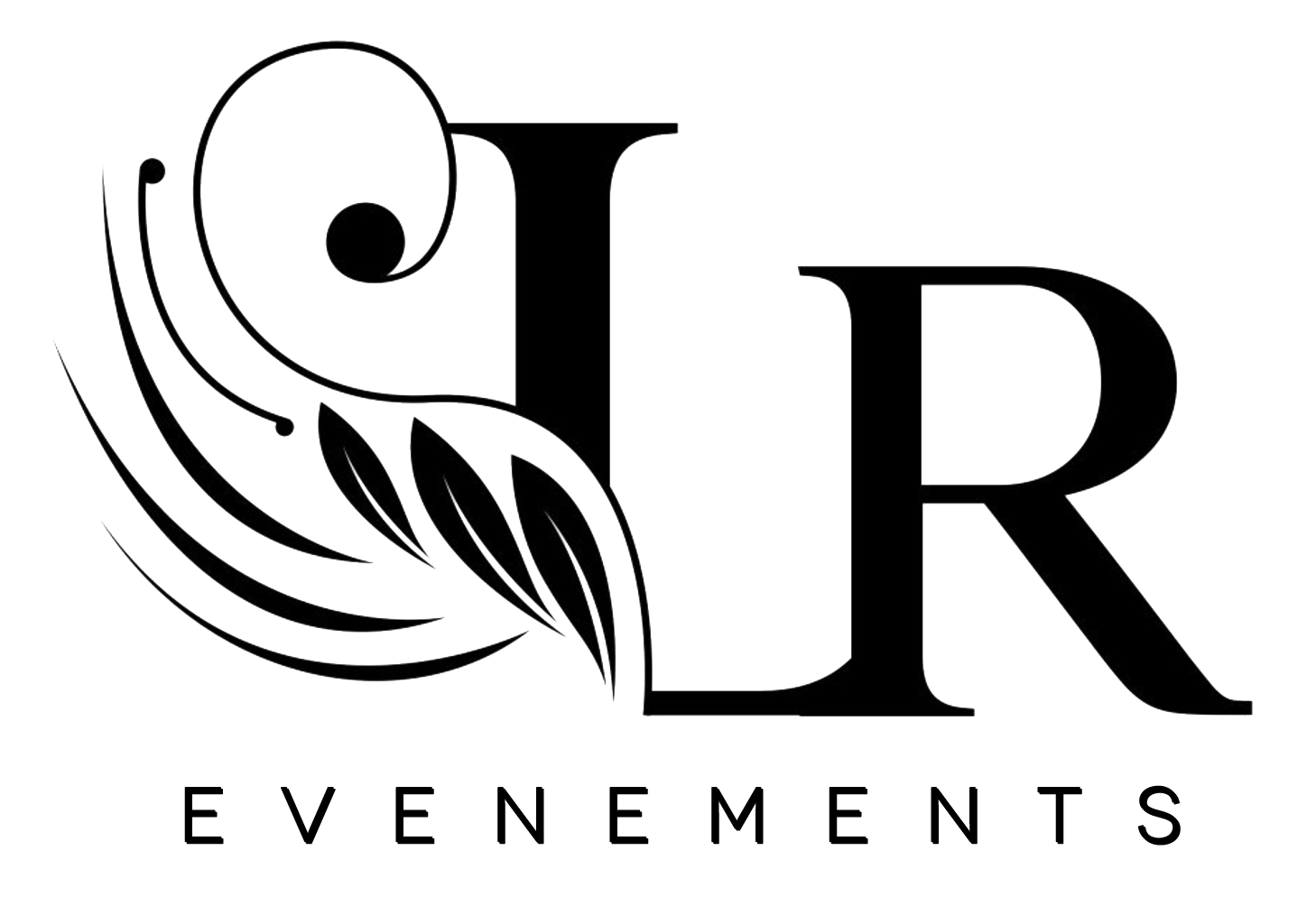 logo LR police noire